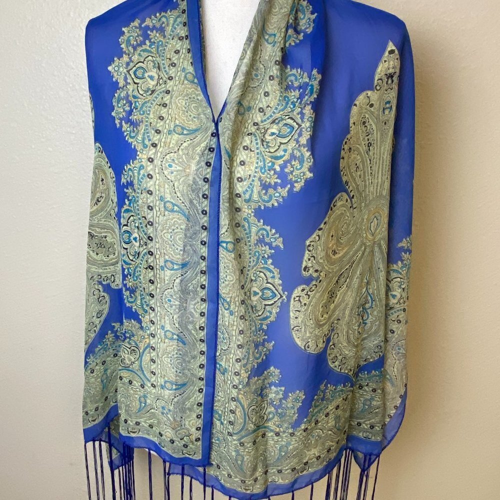 Vintage Scarf Wrap Fringe